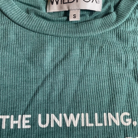 Wildfox We the Unwilling Boyfriend Tee green/white - Picture 11 of 13